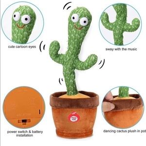 NEW KIDS DANCING CACTUS SOFT PLUSH TOY